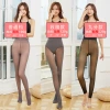 One-piece consignment service for socks at the street stall, flight attendant gray - full-body pants for autumn and winter, double-layer skin-through nude feel fleece thermal pants, bottom socks for lifting the buttocks and tucking in the abdomen, one-piece consignment service for women Specification image